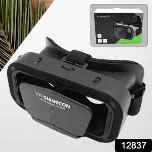 12837 3d Vr Headset Compatible With Iphone  Android Virtual Reality Vr Goggles For 3d Vr Movies Video Games (1 Pc)