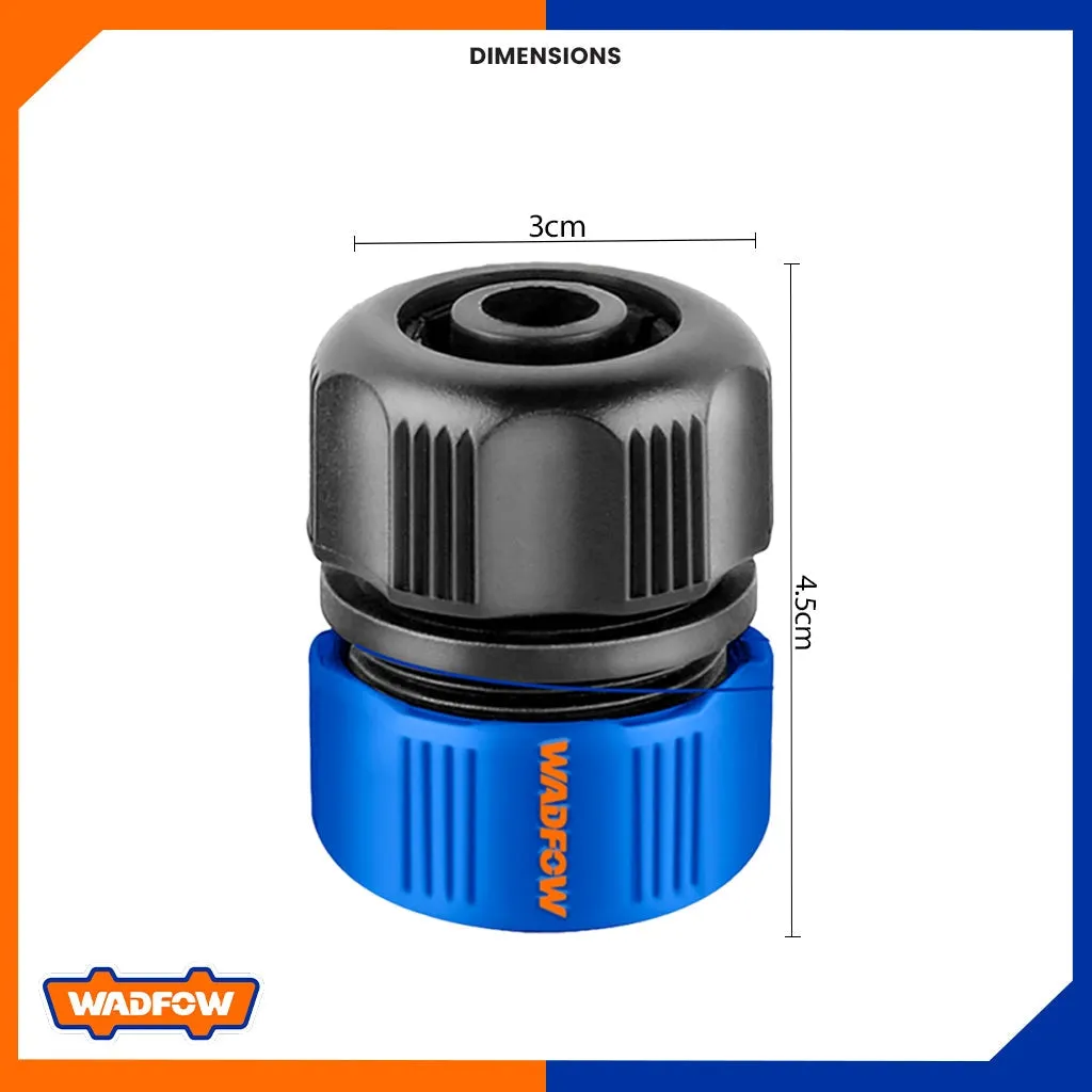 1/2" Plastic Hose Quick Mender Connector Durable