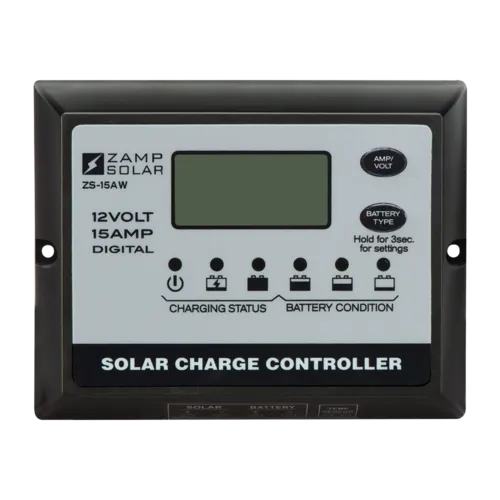 15 Amp 5-Stage PWM Charge Controller - By Zamp Solar