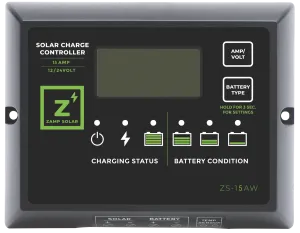 15 Amp 5-Stage PWM Charge Controller