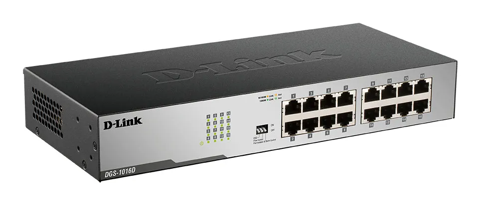 16Port 10/100/1000 Gibabit