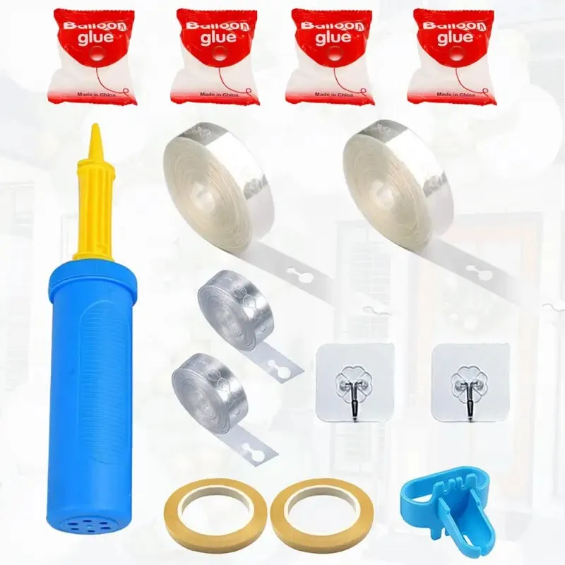 1pcack/ 14pcs | Multifunctional Balloon Accessories | Handheld Inflator Birthday Balloons Pump | Lightweight Durable Wedding Room Decoration