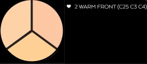 2 WARM FRONT (C25 C3 C4) CONCEALER TRIO