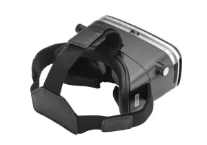 3D Virtual Reality VR Glasses "Vision One" - Bluetooth Remote Control, Fits 3.5 to 6.0 Inch Smartphones, Padded