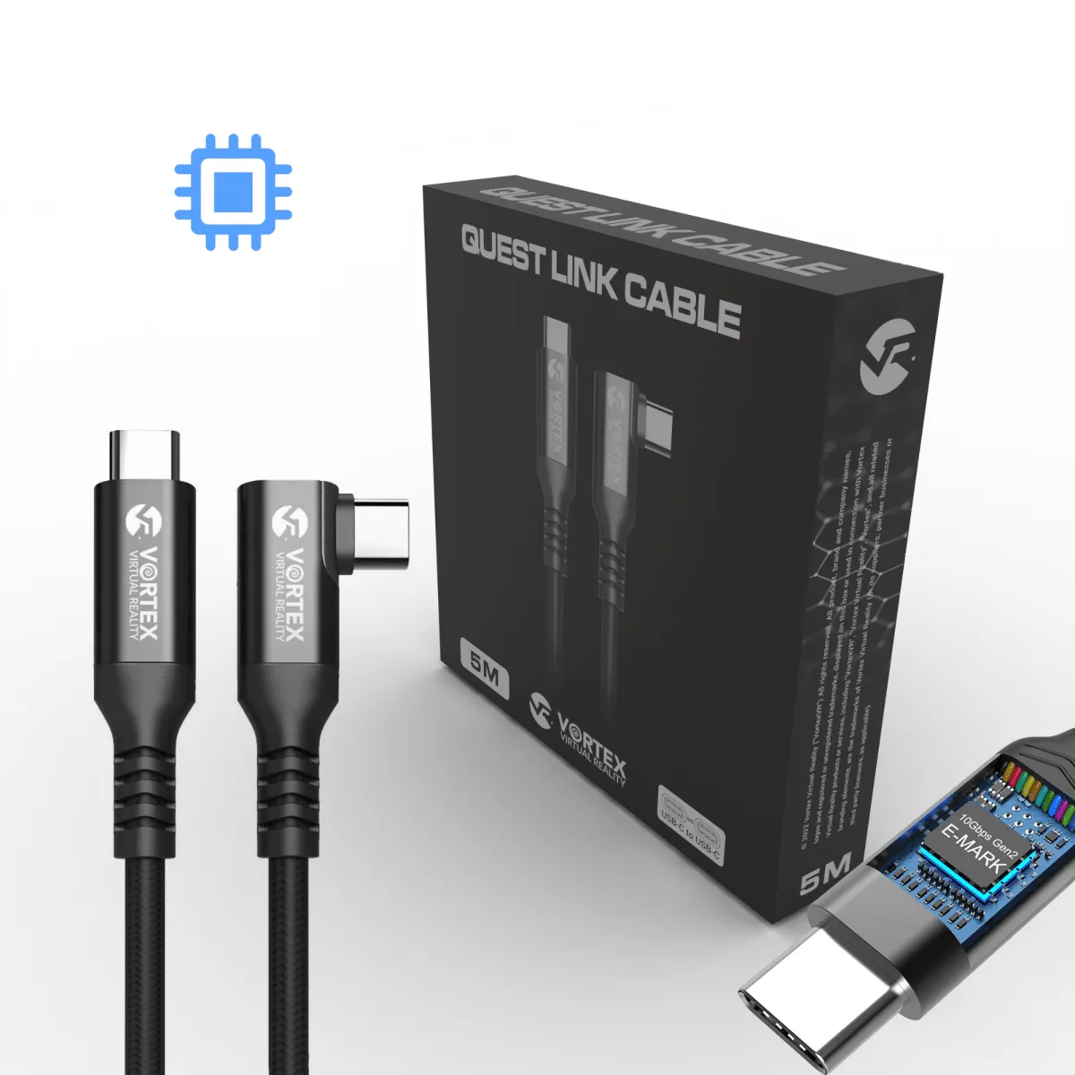 5m 10 GBPS PD100W (Fast charging) USB-C cable for META QUEST LINK / OCULUS LINK
