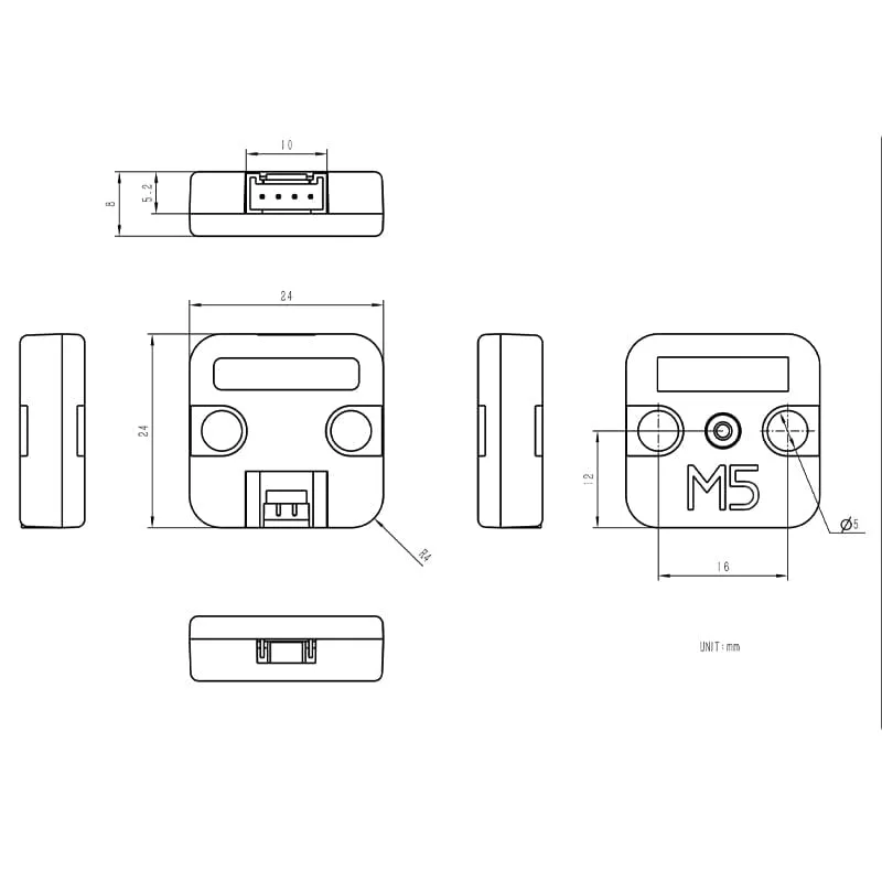 6-DoF IMU Pro Mini Unit (BMI270, BMM150, BMP280)