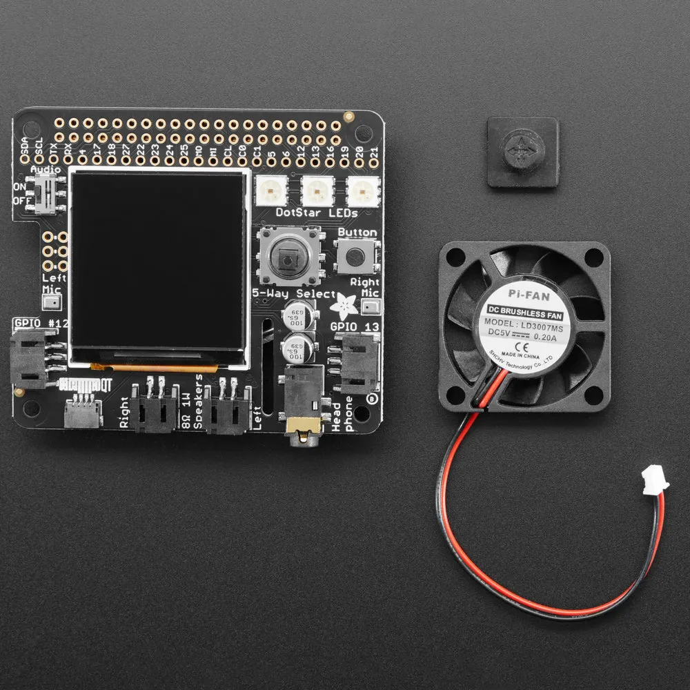 Adafruit BrainCraft HAT - Machine Learning for Raspberry Pi 4