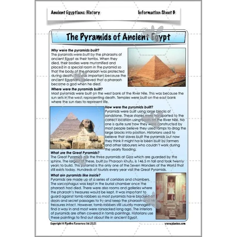 Ancient Egyptians Topic