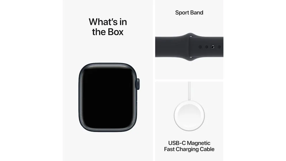Apple Watch Series 9 41mm (GPS   Cellular) Midnight Aluminium Case (Refurbished - Grade A)