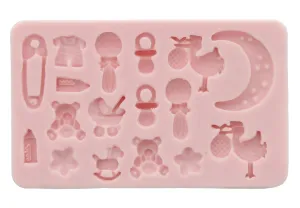 Baby Shower Baby Accessories Silicone Mold