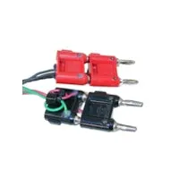 Banana Plug, 2 pin, BLACK.  Used on umbilical. BNP-1