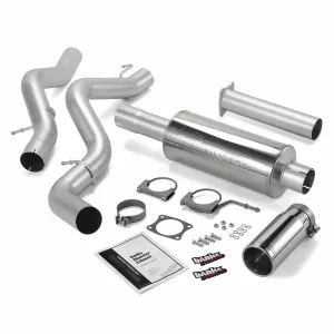 Banks Power 48632 Monster Exhaust System; S/S-Chrome Tip-2001-05 Chevy 6.6L; SCLB