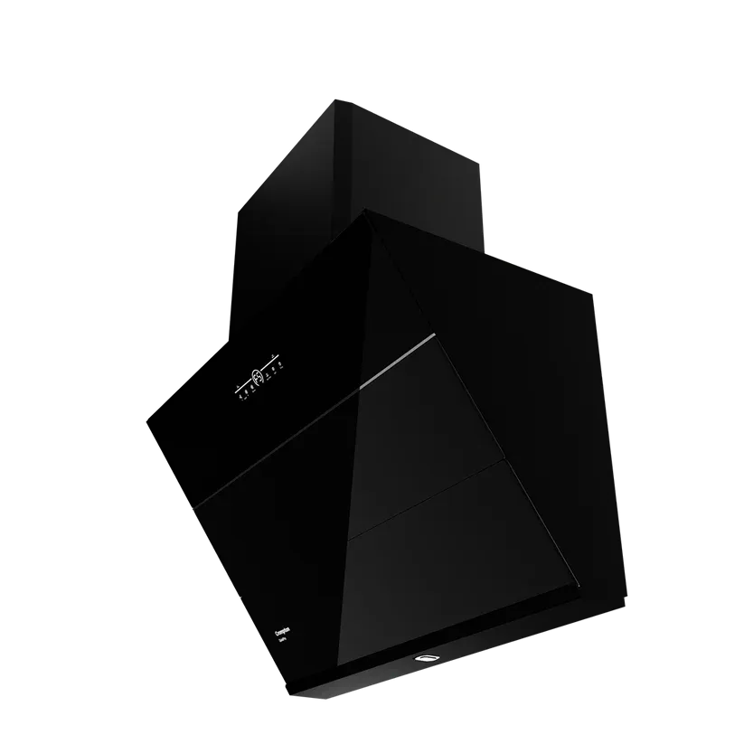 Crompton CHD-QPVI75FLE-MBL-Inclined Wall Mounted Chimney QuietPro 75 cm