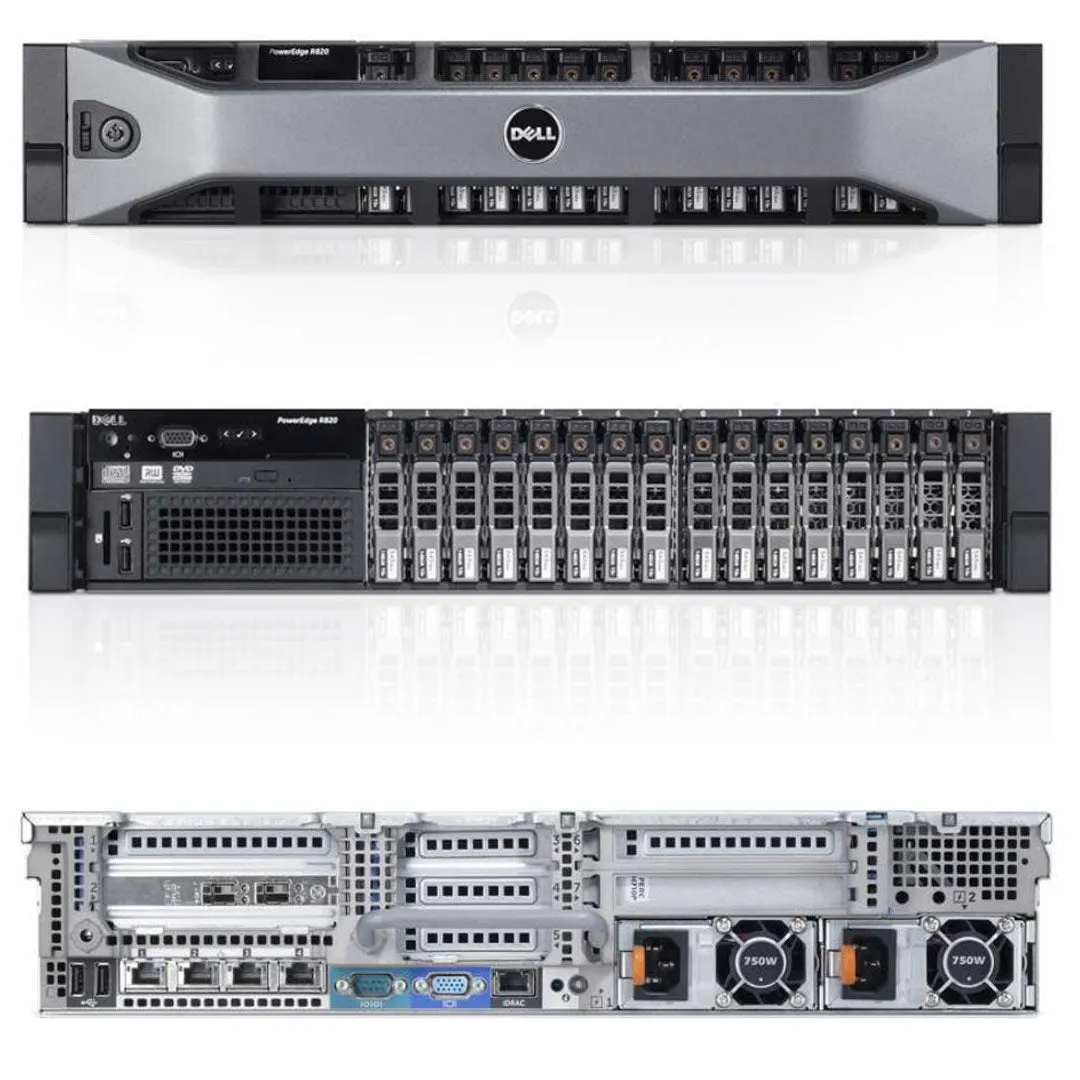 Dell PowerEdge R820 Rack Server Chassis (8x2.5"   8x2.5")