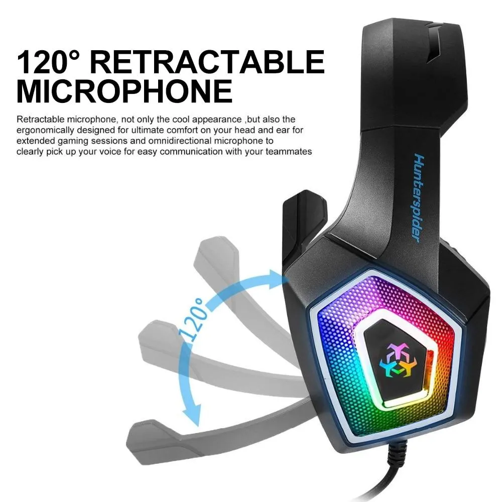Dragon LED Stereo Gaming Headset with Mic