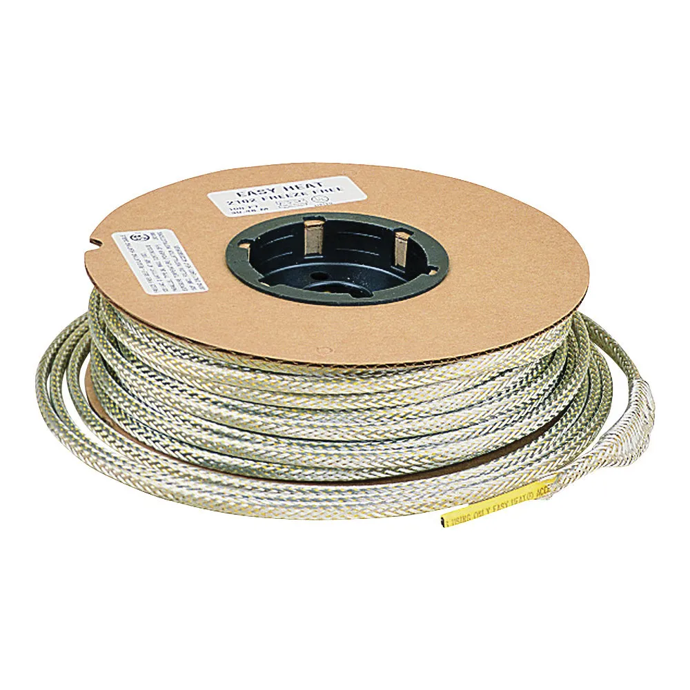 EasyHeat Freeze Free 2102 Self-Regulating Pipe Heating Cable, 120 VAC, 22 AWG Cable, 100 ft L