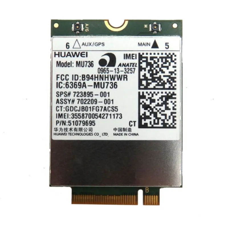 HP MU736 HS3110 HSPA  WWAN Module 723895-001