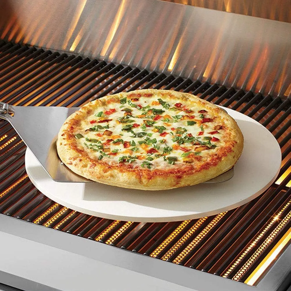 Humos 15-Inch Durable & Safe Round Pizza Ceramic Stone