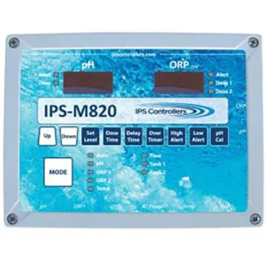 IPS M820 Automated pH and Dual ORP Controller - Large Mounting Board