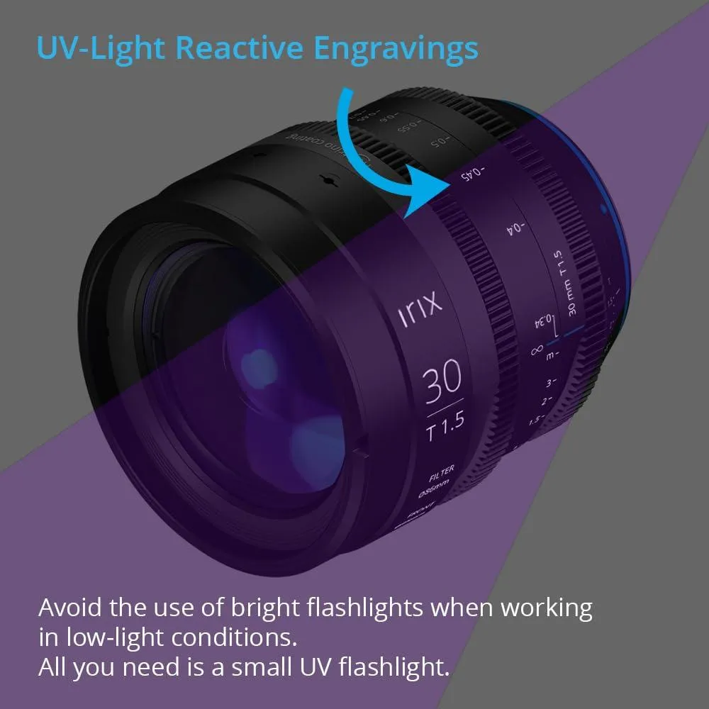 Irix Cine 30mm T1.5 Lens for Canon RF-Mount.