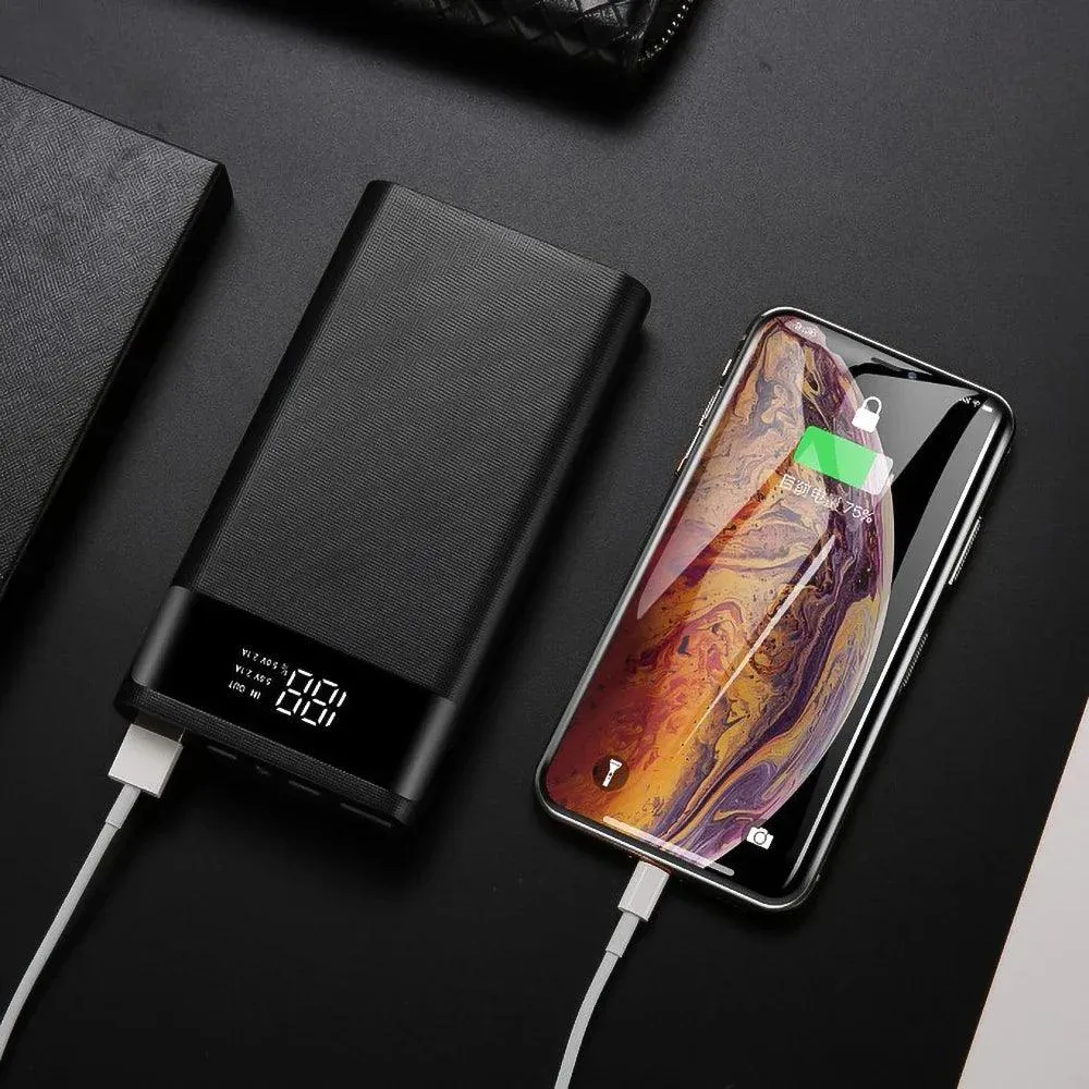 Kebidumei 5V Dual USB Power Bank Shell for 4/6 18650 Batteries - DIY Charging Storage Box