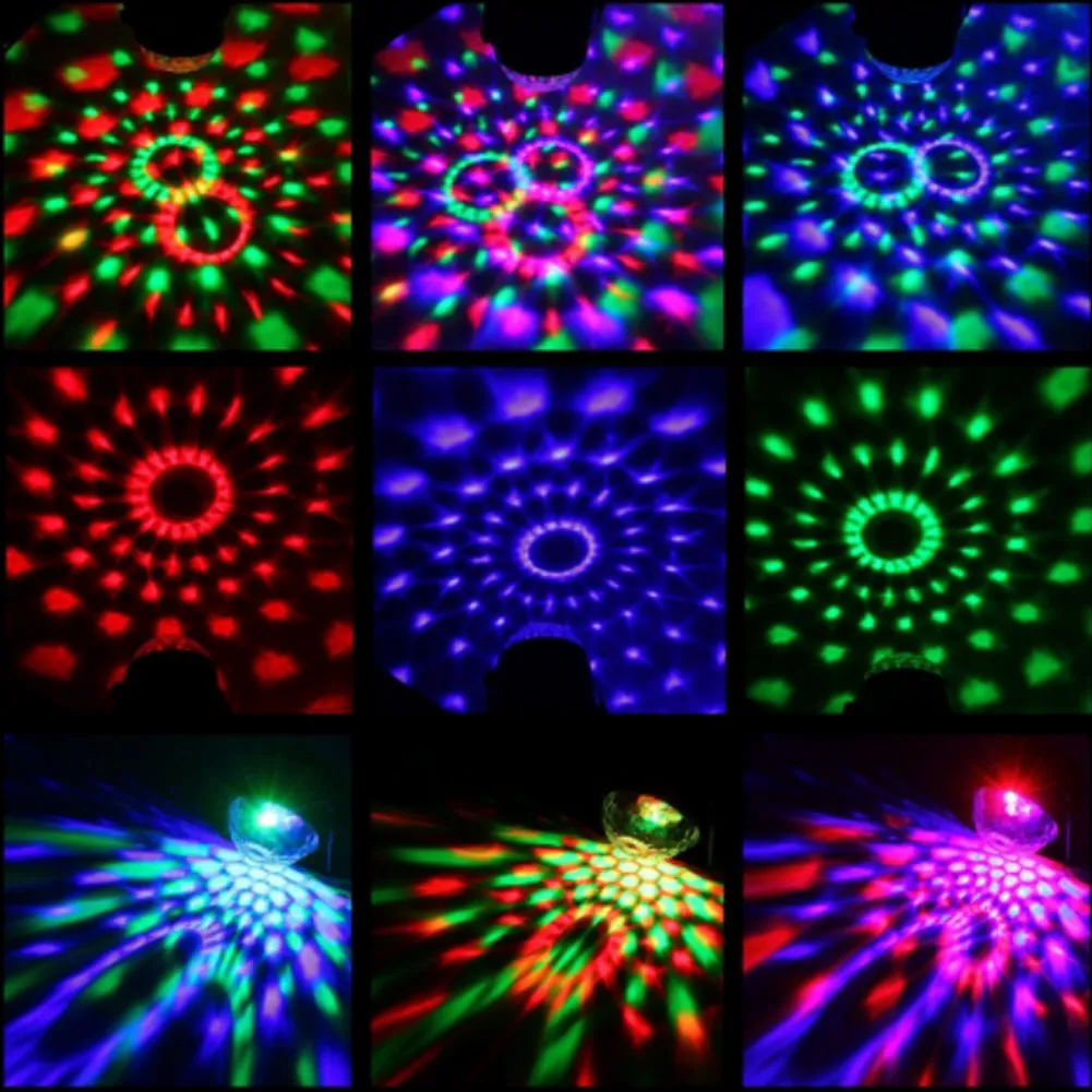 LITAKE 2Pcs Party Disco Ball Lights Sound Activated Strobe Lights
