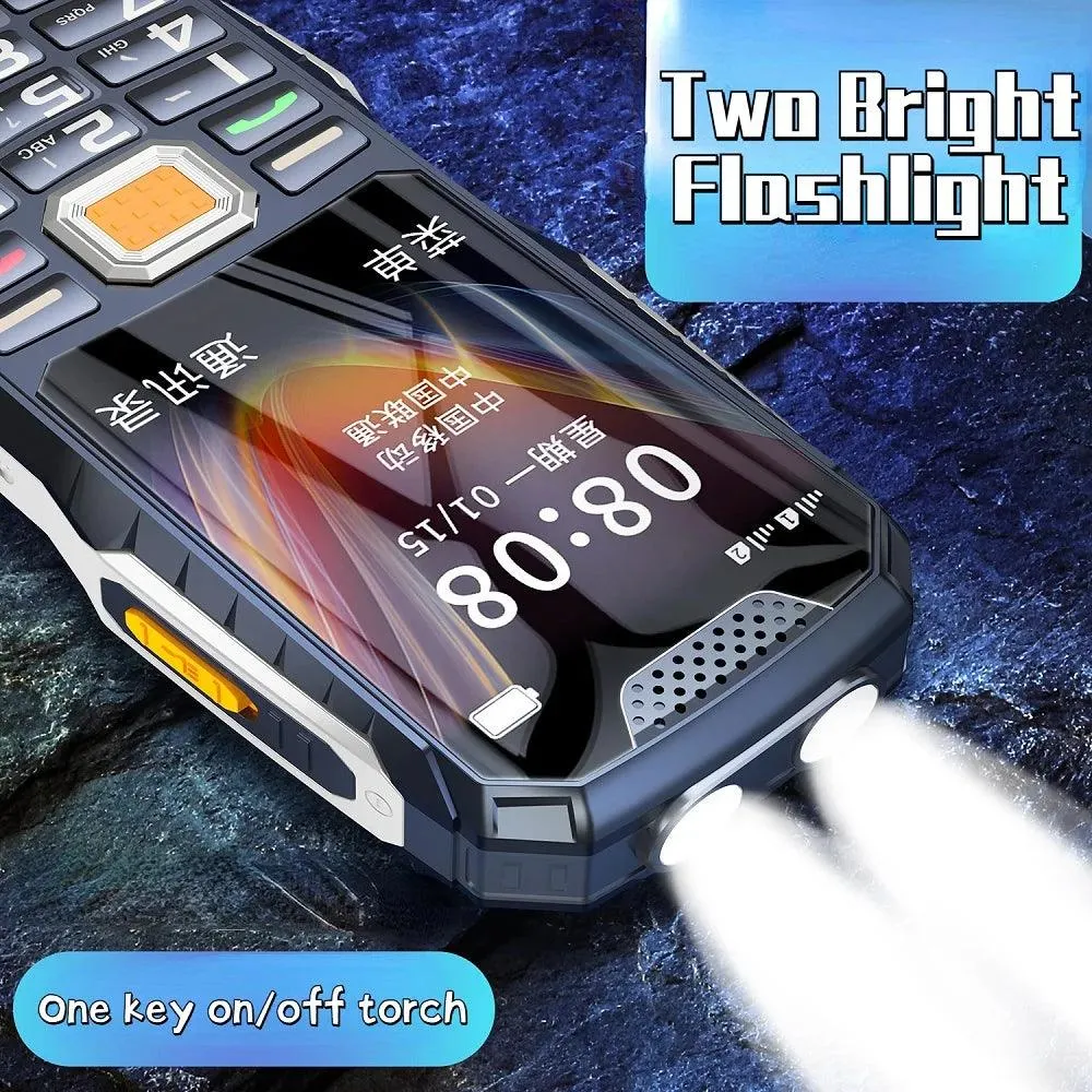 Mafam Rugged Push Button Mobile Phone Shockproof Durable Dual Torch Elderly Cellphone Long Standby Easy Work Cheap Price