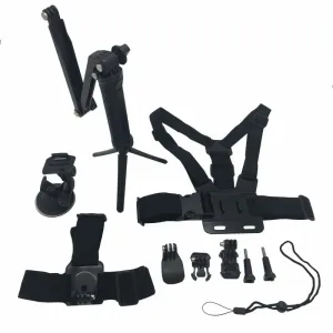 New: Xtreme 10 Pack Adventure Accessory Bundle Combo Kit For GoPro and Other Action Cameras