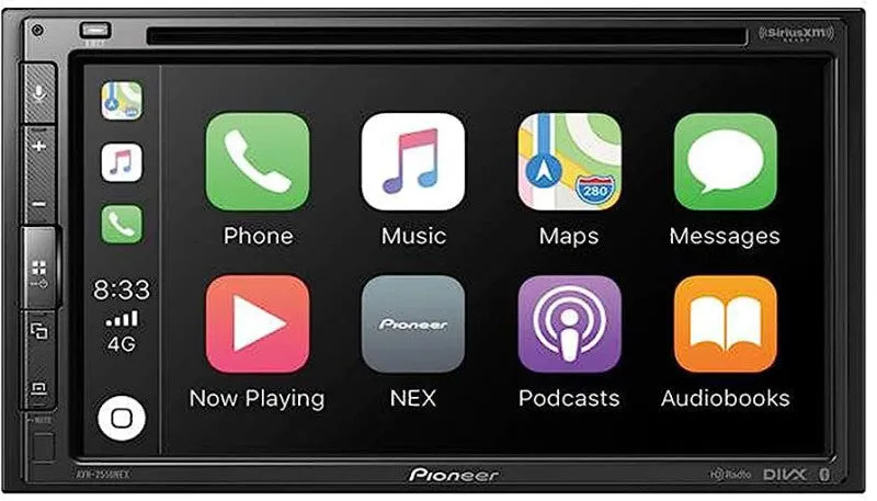 Pioneer AVH-2500NEX : 6.8" DDIN Size BT CD/DVD Stereo, HD-Radio SXM