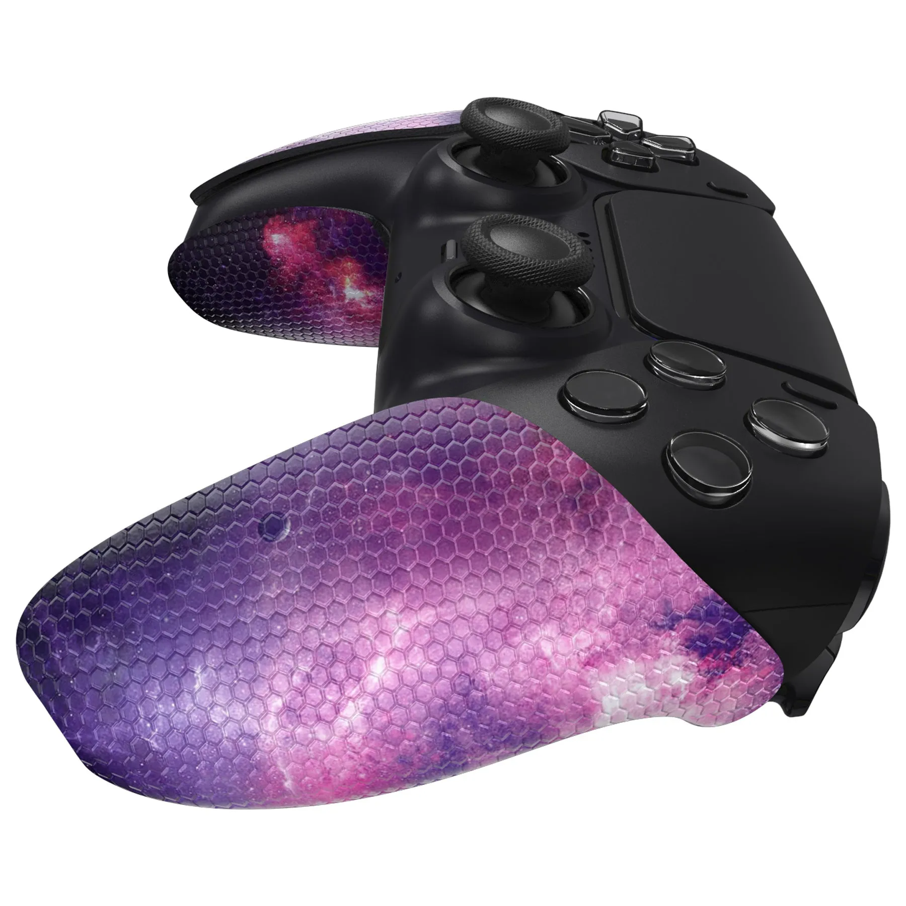 PlayVital Nebula Galaxy Anti-Skid Sweat-Absorbent Controller Grip for PS5 Controller - PFPJ127