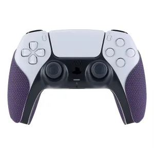 PlayVital Purple Anti-Skid Sweat-Absorbent Controller Grip for PlayStation 5 Controller, Professional Textured Soft Rubber Pads Handle Grips for PS5 Controller - PFPJ006