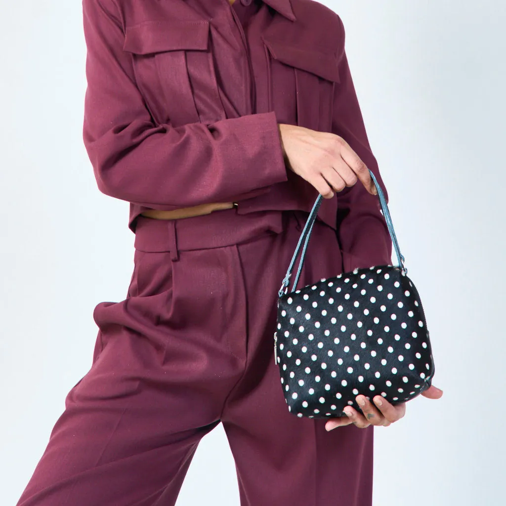 Polka dot shoulder bags wholesale