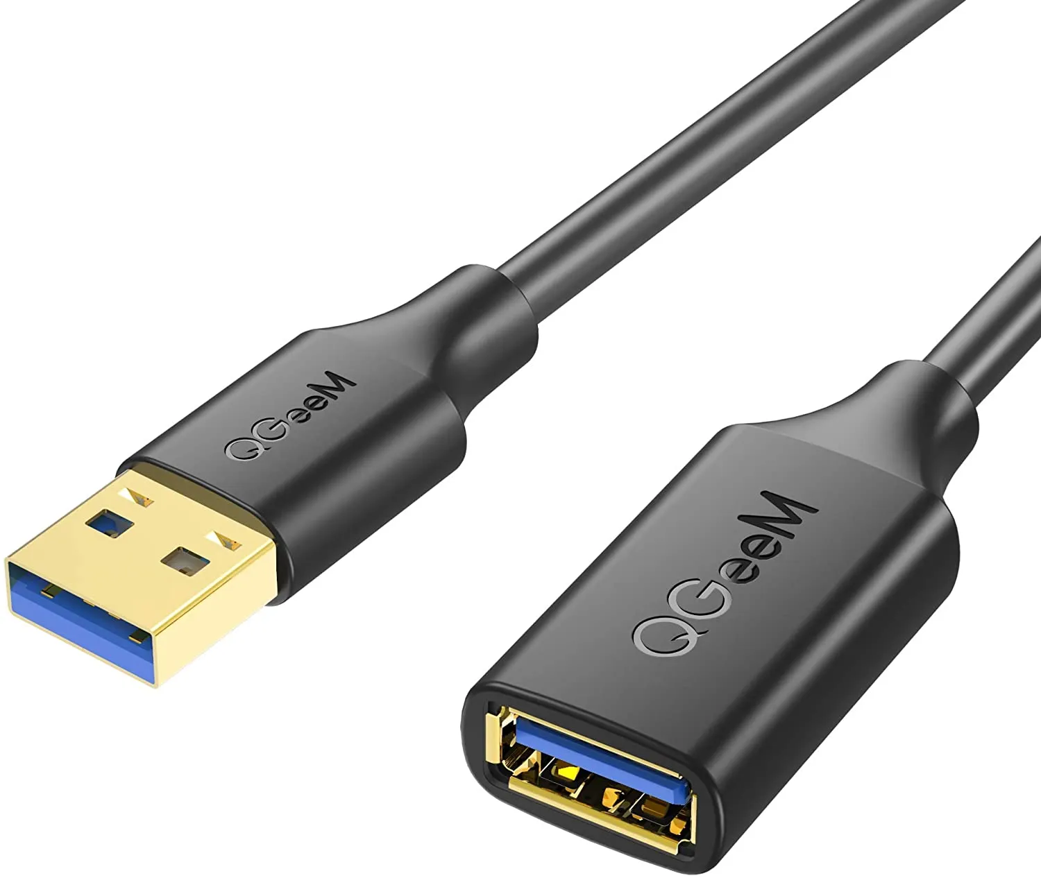 QGeeM USB 3.0 Extension Cable, Male to Female Xbox, USB Flash Drive, Hard Drive, Card Reader,Scanner,Printer,Keyboard