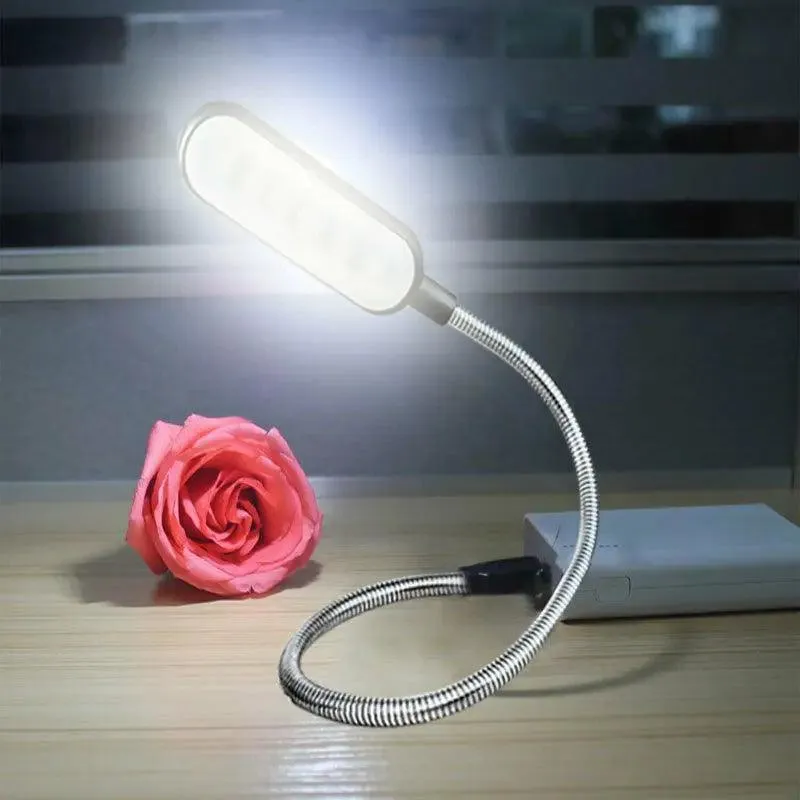 Rechargeable Mini USB LED Book Light - Perfect for Reading & Desk Use