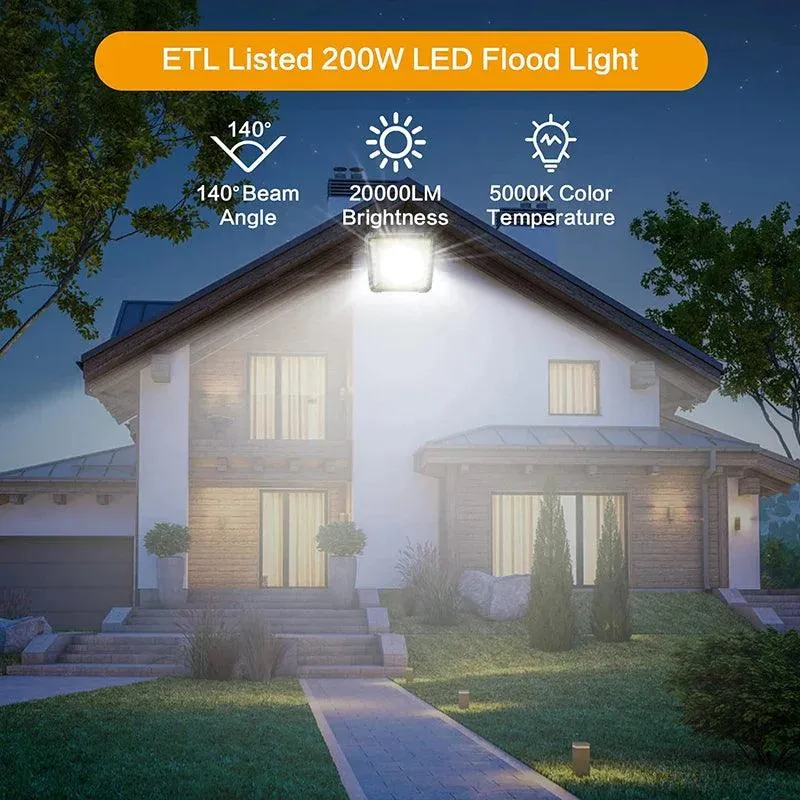 Solar Flood Light: Rechargeable LED Reflector for Camping & Outdoor