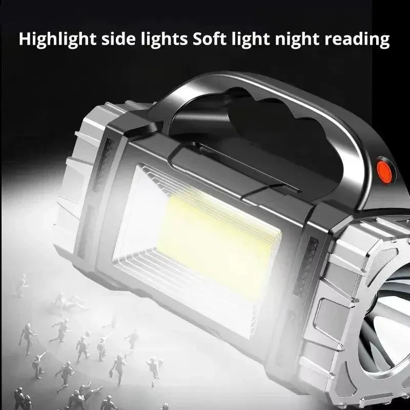 Solar Rechargeable Flashlight: Perfect for Camping & Emergencies