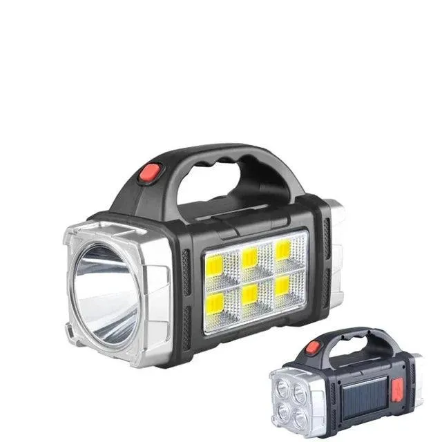 Solar Rechargeable Flashlight: Perfect for Camping & Emergencies