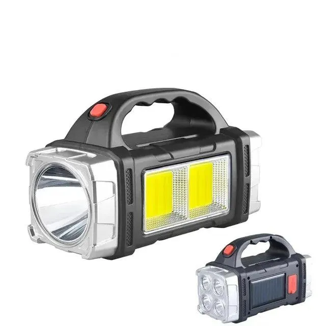 Solar Rechargeable Flashlight: Perfect for Camping & Emergencies