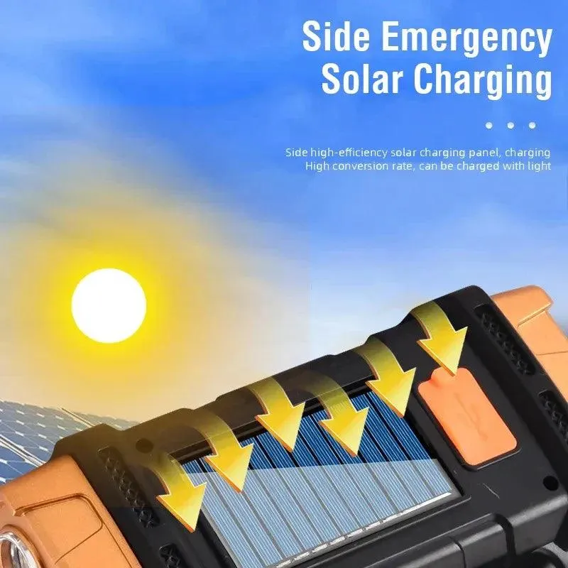 Solar Rechargeable Flashlight: Perfect for Camping & Emergencies