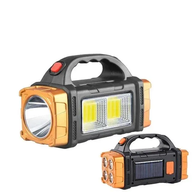 Solar Rechargeable Flashlight: Perfect for Camping & Emergencies
