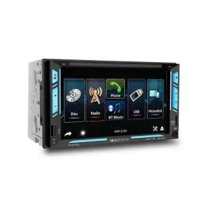 Soundstream VR-64HBL 6.2” Double DIN Multimedia DVD/CD Receiver Headunit