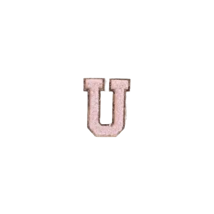 U Letter Patches