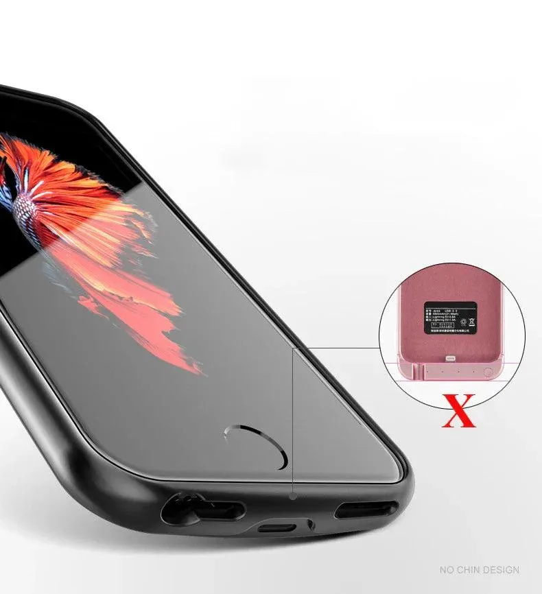Ultra Thin Battery Charger Case for iPhone 6 6S 7 8 Plus Battery Case for iPhone X XS Max XR SE 2020 Power Bank Charging Case