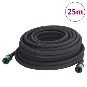 vidaXL Garden Soaker Hose 25m - Flexible & Durable Rubber, Water-Saving Irrigation