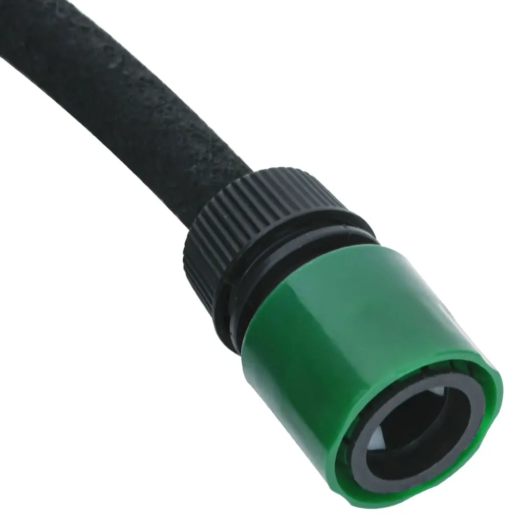 vidaXL Garden Soaker Hose 25m - Flexible & Durable Rubber, Water-Saving Irrigation