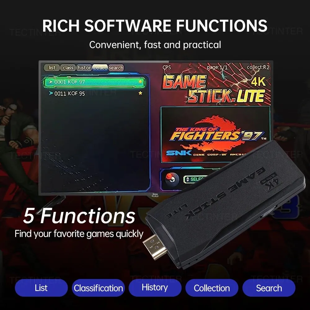 Video Game Console 4K HD Handheld Game Player