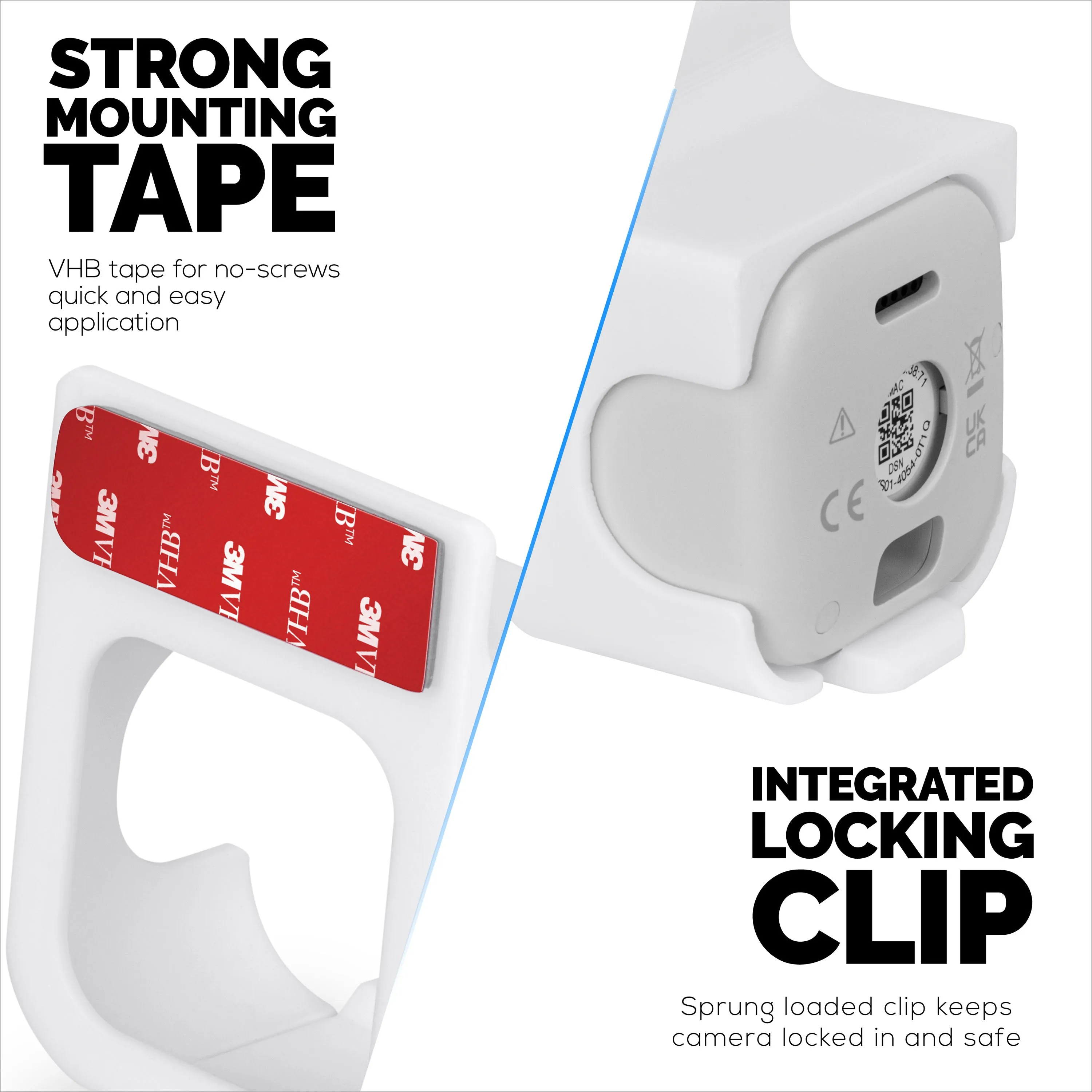 Window Mount for Blink Mini 2 Camera - Easy To Install Holder & Secure Attachment with 3M VHB