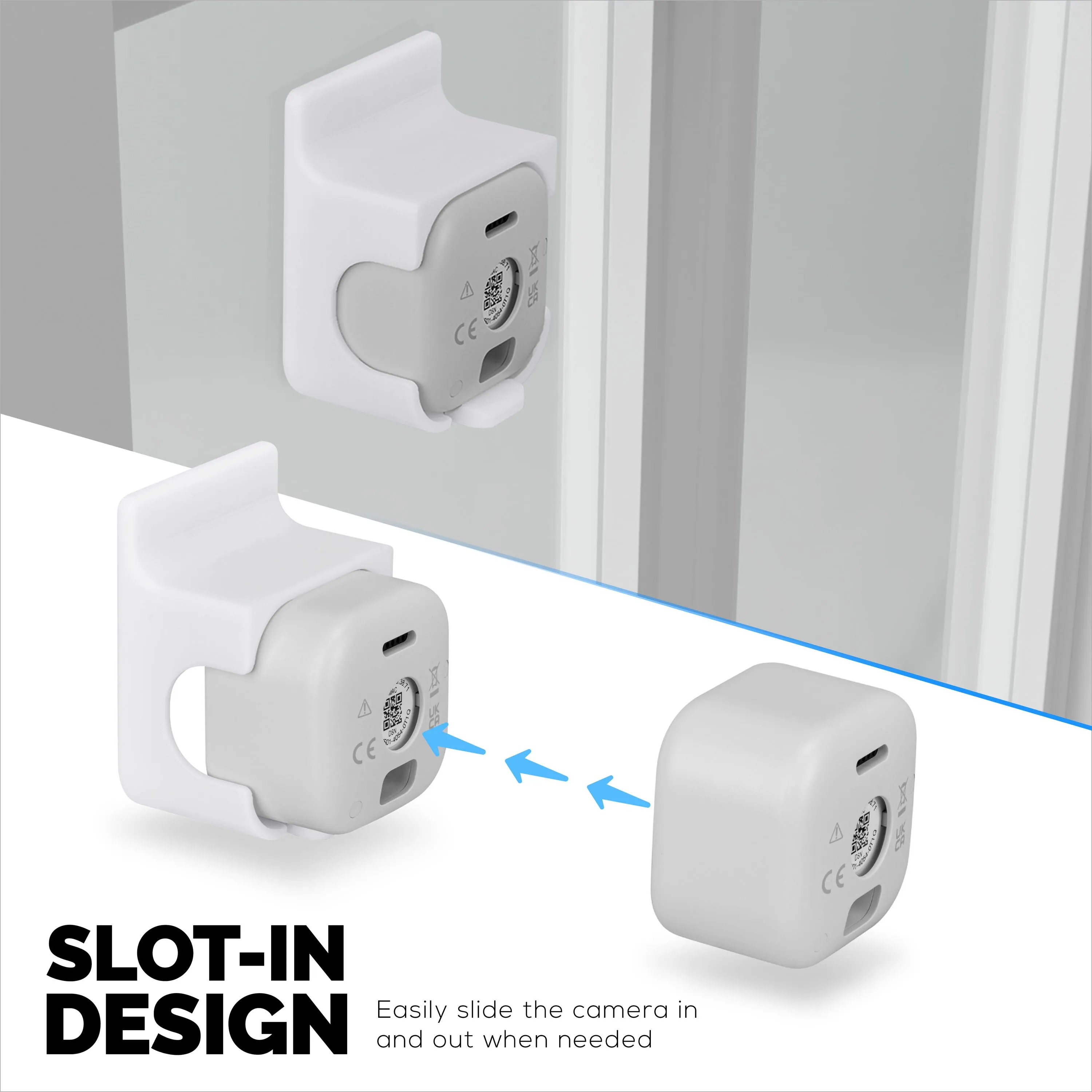 Window Mount for Blink Mini 2 Camera - Easy To Install Holder & Secure Attachment with 3M VHB