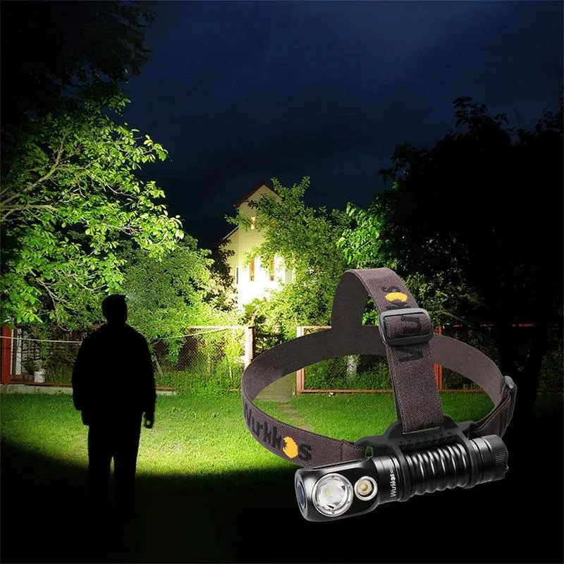 Wurkkos HD20 Headlamp: Professional Dual LED Rechargeable Light