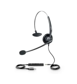 Yealink UH33 USB Monaural Headset - USB connection or 3.5MM